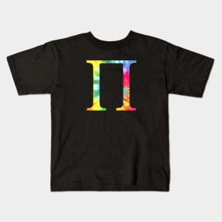 Tie Dye Pi Kids T-Shirt